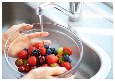 Wash and Clean Fruits properly