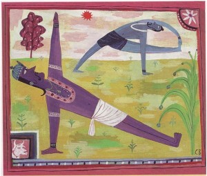 Side plank pose of sage Vashishta and Vishwamitrasana of King Koushik