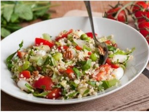 Couscous salad with sun dried tomato