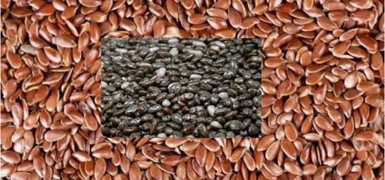 Flax seeds & chia seeds