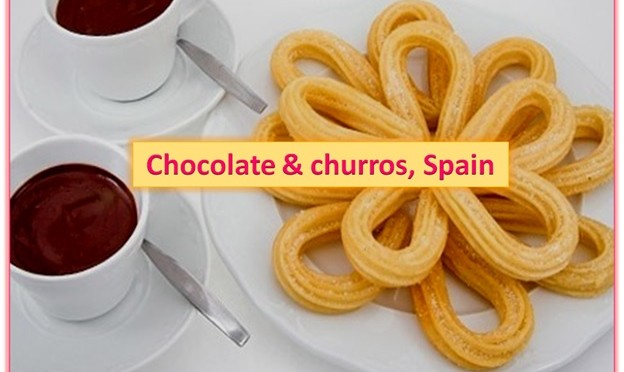 Chocolate and Churros, Madrid, Spain