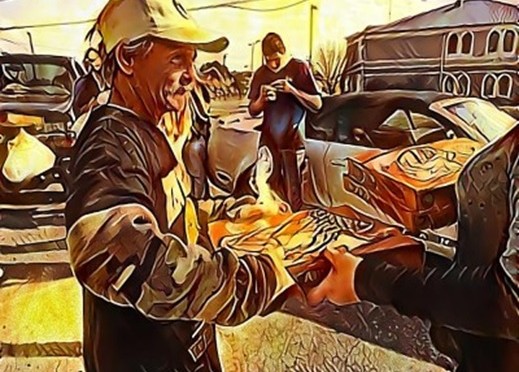 Feeding Poor on a Valentine's Day