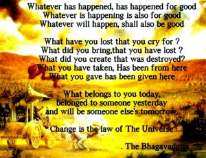 change is the law of the universe