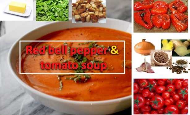 RED BELL PEPPER AND TOMATO SOUP