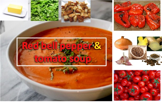RED BELL PEPPER AND TOMATO SOUP