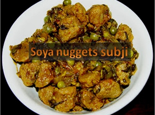 Soya Nuggets Sabzi