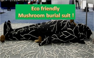 Eco-Friendly Burial Suit Transforms Your Body into Mushrooms After You Die!