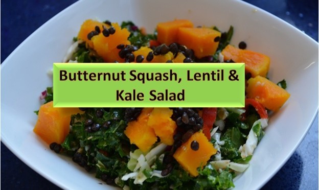Lentil Kale Salad