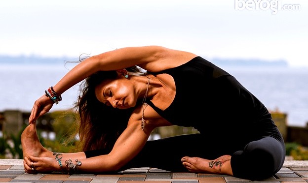 Revolved Head to Knee pose