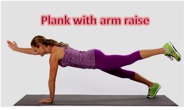 Plank with Lateral Arm Raise | HealthyLife | WeRIndia