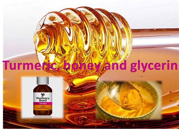Turmeric, Honey & Glycerine Mask