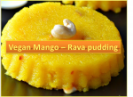 Vegan mango rava