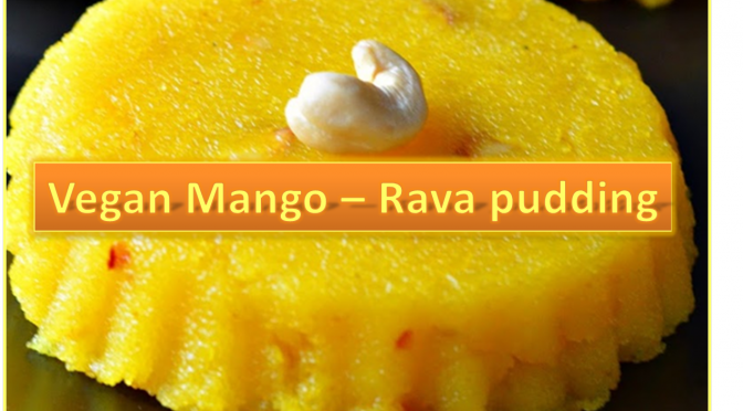 Vegan mango rava