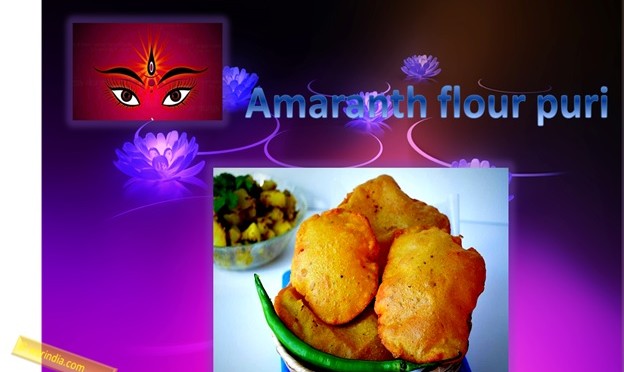 Amaranth Flour Puri For Navratri