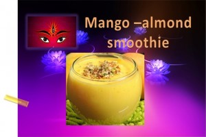 Mango Almond Smoothie For Navratri
