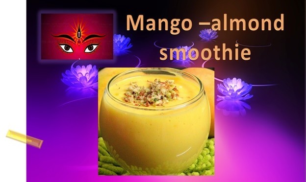 Mango Almond Smoothie For Navratri