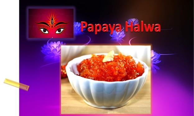 Papaya Halwa For Navratri