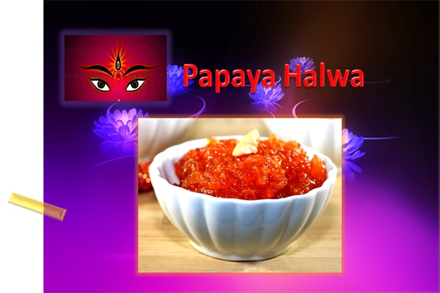 Papaya Halwa For Navratri