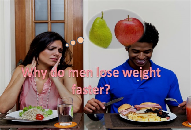 Men are successful in losing weight