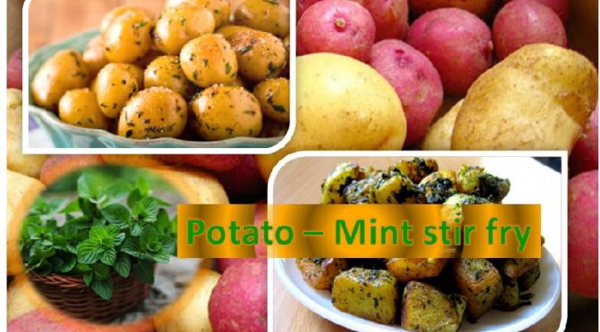 Aloo Mint Stir Fry