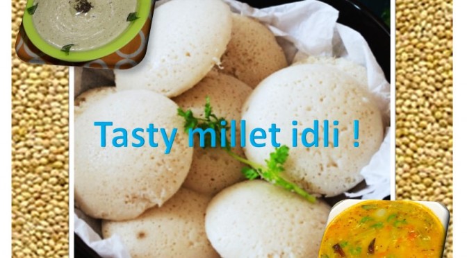 Foxtail Millet Idli