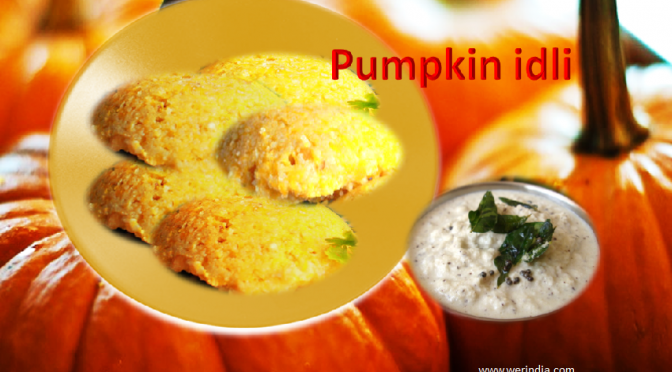 Sweet pumpkin Idli