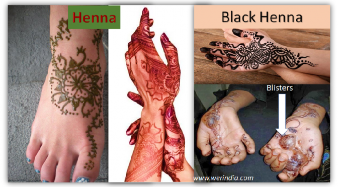 Black henna?! Henna is never black