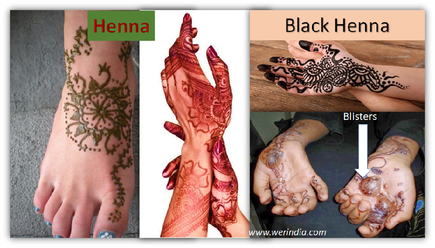 Black henna?! Henna is never black
