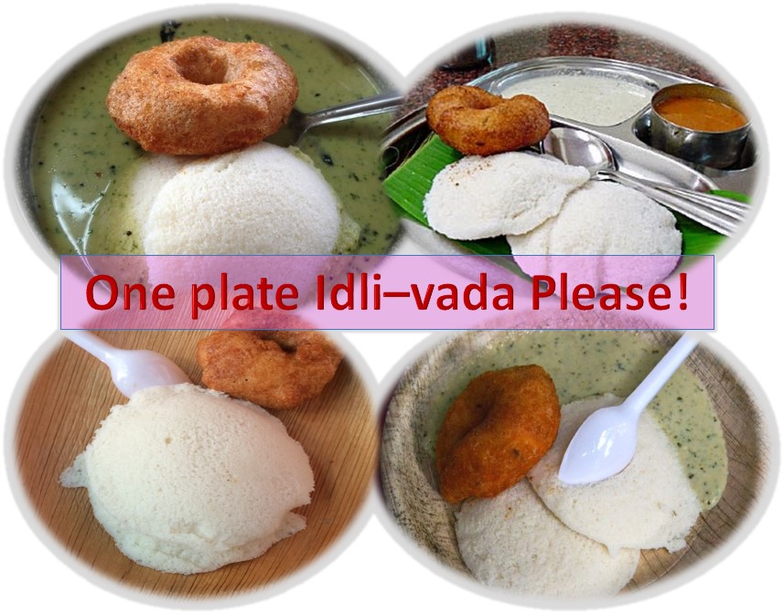 One plate Idli vada please