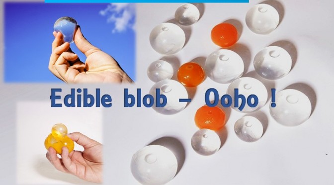 Edible blob, Water bottle that you can eat