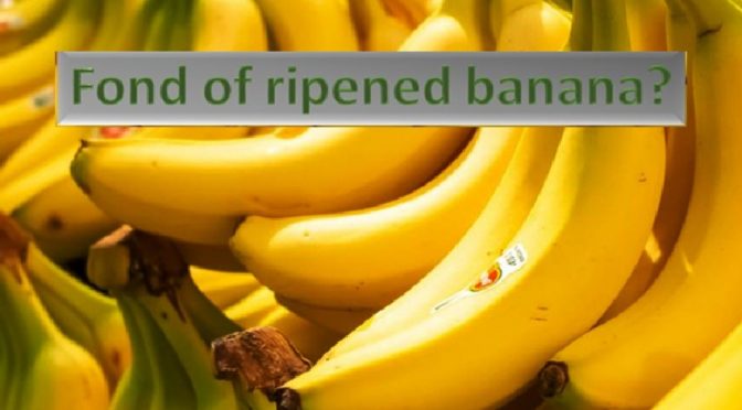 Fond of ripened banana?