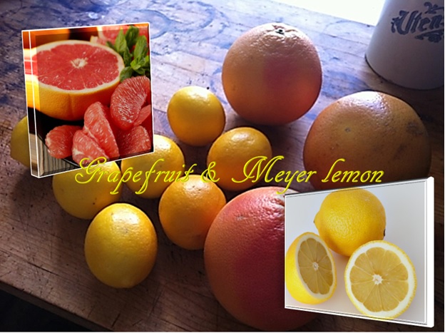 Grapefruit And Meyer Lemon
