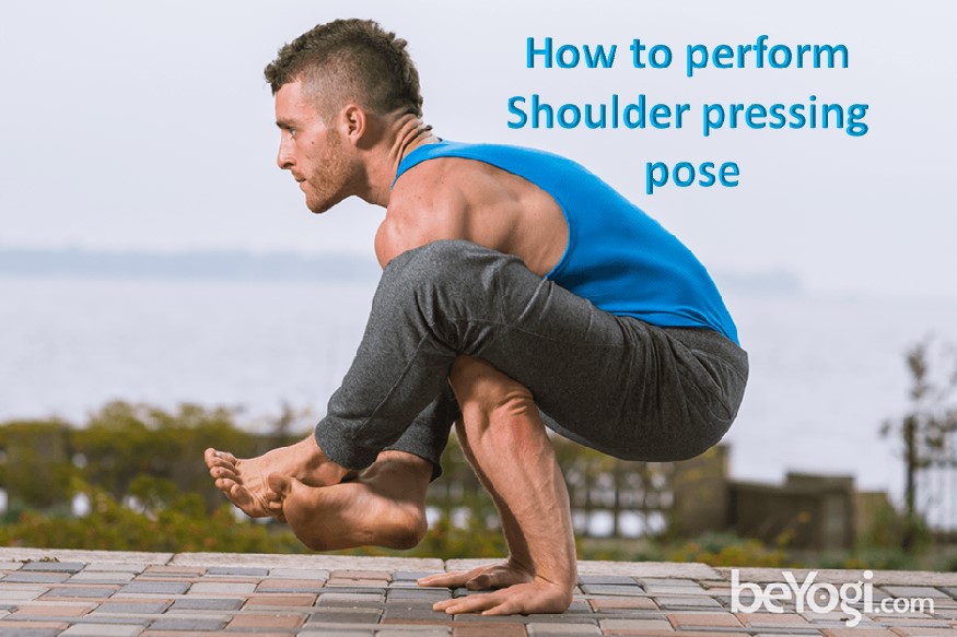 Shoulder pressing pose