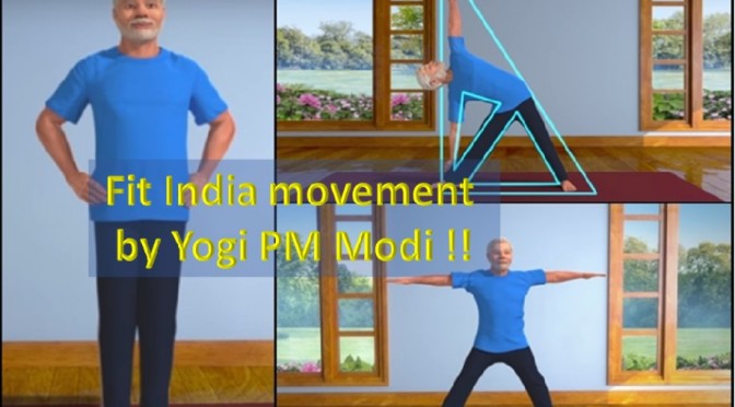 Fit India movement by Yogi Narendra Modi