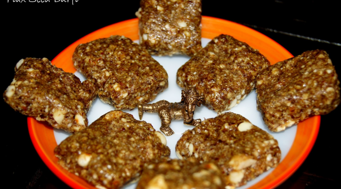 Flax Seed Burfi
