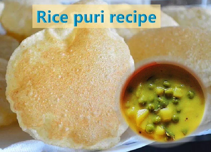 Easy to prepare Rice puri recipe