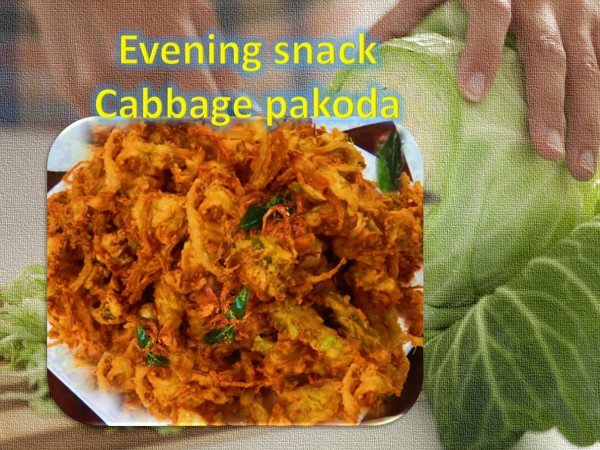 Cabbage pakoda