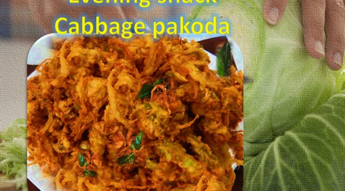 Cabbage pakoda