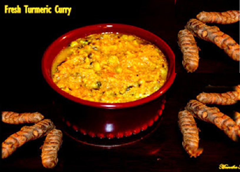 Fresh turmeric curry