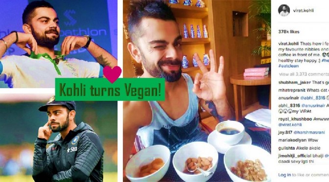 Virat Kohli is Vegan