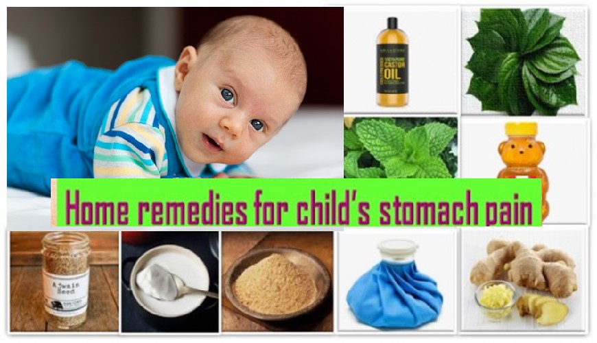 child stomach pain remedies