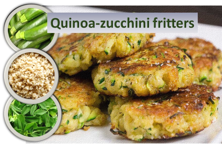 Quinoa zucchini fritters HealthyLife WeRIndia