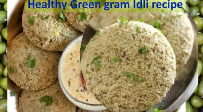 Green gram idli