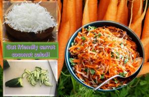 Carrot coconut salad