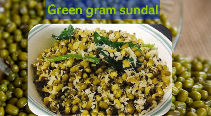 Green gram sundal