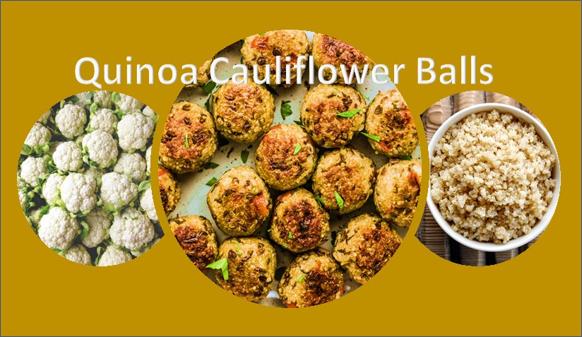 Quinoa cauliflower balls