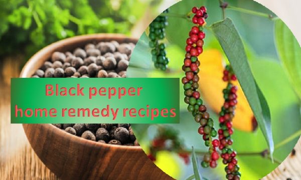 Black pepper remedies