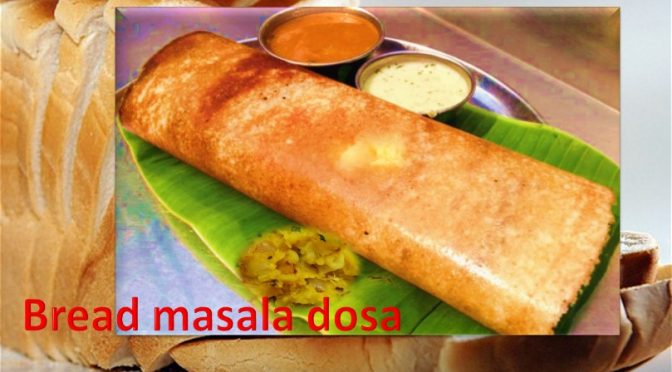 Bread masala dosa