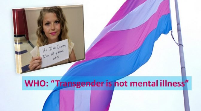 Transgender not mental illness