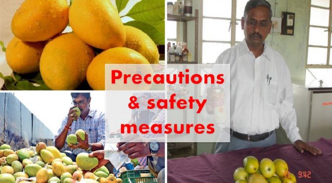 Precautions for artificially ripened fruits consumption